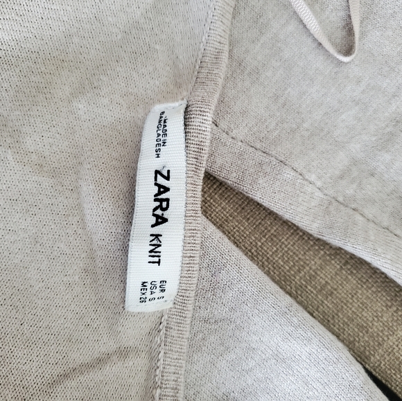 Zara faux leather sweater size small - Picture 3 of 3